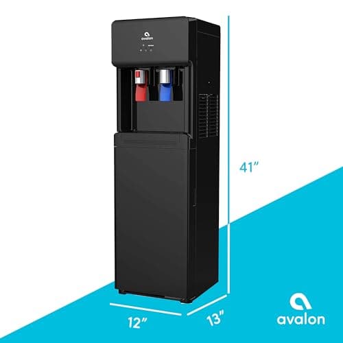 Avalon Self Cleaning Touchless Bottleless Water Cooler Dispenser - Hot & Cold Water, Child Safety Lock, Innovative Slim Design - UL- Black - A7BOTTLELESSBLK 2