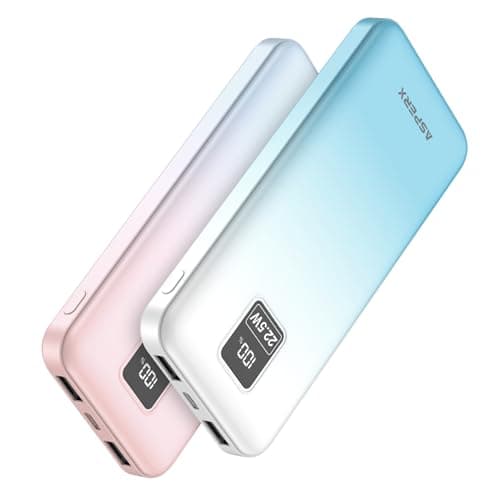 AsperX 2-Pack 10000mAh Portable Charger Power Bank