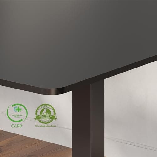 FLEXISPOT Dual Motor L Shaped Standing Desk 4 Legs Corner Desk Computer Electric Sit Stand Up Desk Height Adjustable Home Office Table with Splice Board, 63x43 Black 6