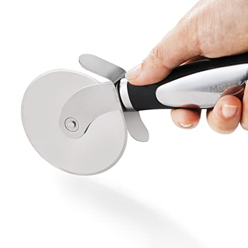 Pizza Cutter Wheel，Mituer 8.2 inch Super Sharp Pizza Cutter, Pizza Slicer With Non-Slip Handle, Stainless Steel Pizza Wheel Cutter, Dishwasher Safe 3