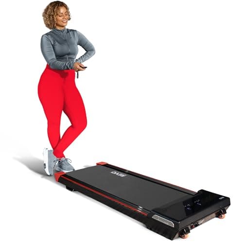 REVO Walking Pad Treadmill for Home with Remote | Portable Under Desk Treadmills with 0.5-4mph Speed Range | 300lbs Max Weight & 6ft 6in Max Height | Backed by 2 Year Promise