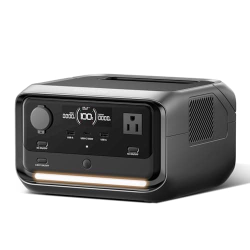 EF ECOFLOW Portable Power Station RIVER 3 Plus, 286Wh/12800mAh LiFePO4 Battery, 3 Up to 1200W AC Outlets, <10 MS UPS, Expandable to 858Wh, <30 dB Quiet, 1Hr Fast Charging Generator for Outdoor Camping