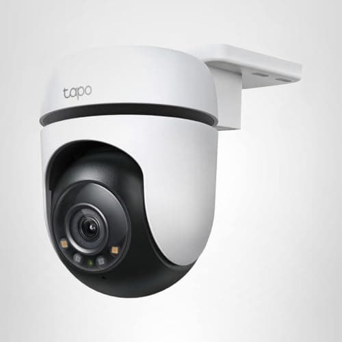 Tapo 2K Outdoor Wired Pan/Tilt Security Wi-Fi Camera, 360° View, Motion Tracking, Works w/Alexa & Google Home, Color Night Vision, Free AI Detection, Cloud & SD Card Storage(up to 512GB), Tapo C510W 5