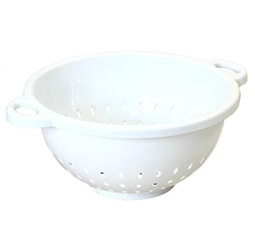 Chef Craft, 5-Quart, Deep Colander, White, 11 by 5 inch (2-Pack) 2