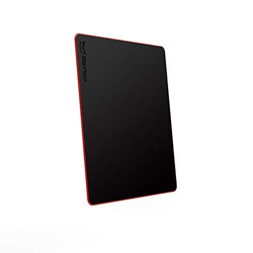 Seihoo Mouse Pad, Resin Hard Surface Mouse Mat Polymer Silicone Bottom Gaming Mousepad No Smell Waterproof for Games, Office 24 x 20cm (9.5 x 7.8in)