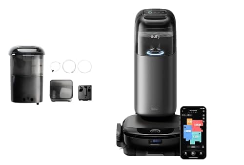 eufy Robot Vacuum Omni S1 Pro with All-in-One Station, HydroJet System with Roller Mop, Robot Vacuum and Mop Combo, Eco-Clean Ozone, Incredible Suction + Automatic Water Refill and Drainage System