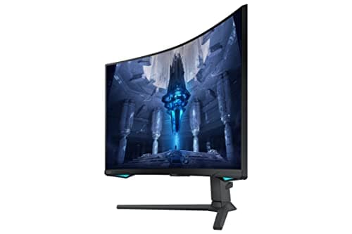 Samsung 32" Odyssey Neo G7 4K UHD 165Hz 1ms G-Sync 1000R Curved Gaming Monitor, Quantum HDR2000, AMD FreeSync Premium Pro, Ultrawide Game View, DisplayPort, HDMI, Height Adjustable Stand, Black 7