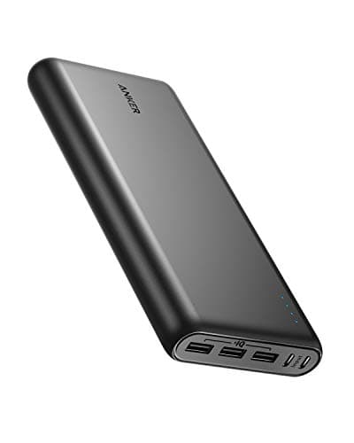 Anker Power Bank, 26,800 mAh External Battery with Dual Input Port and Double-Speed Recharging, 3 USB Ports Without USB C Port, for iPhone Series, iPad, Samsung, Android and Other Devices