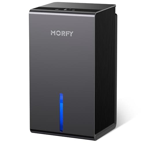 MORFY Dehumidifier, Small Dehumidifier for Bedroom Bathroom RV with Auto Shut Off, Compact Quiet Dehumidifiers for Room Home Closet Laundry Room