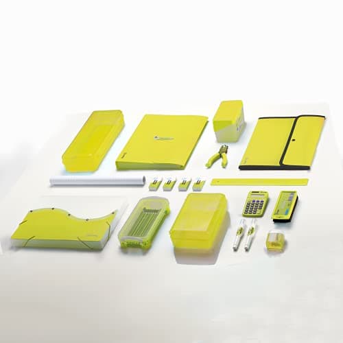 Index Card Holder Green, 3x5 Note Flash Card Organizer Case, File Box with 5 Dividers, Notecard Box Holds 100 Cards, Also Available in Red, Purple, Blue, Pink, Grey, 1 Pack – By Enday 7