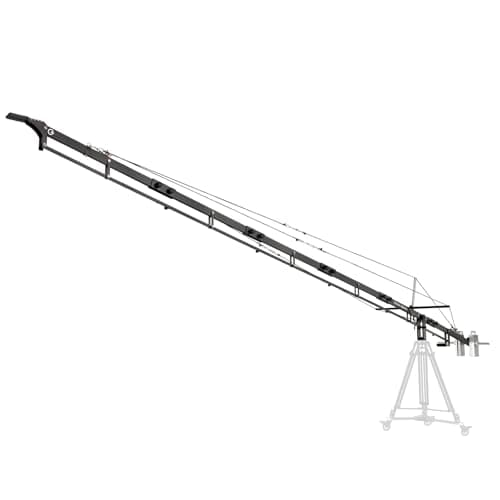 Proaim Alphabet 21ft Jib Crane for DSLR Video Camera, Pan Tilts, Fluid Heads & Gimbals. Adapts Different Lengths, Stable & Secure. Smooth Pan/tilt Moves, for Wide-Angled Pan & Aerial Shots (P-A21-J)