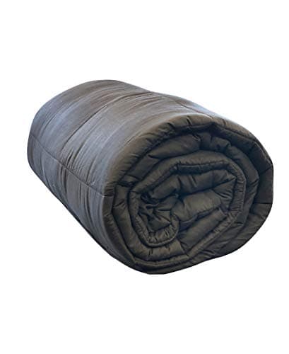 Dream Lab Plush 15lb Weighted Blanket with Removable & Washable Cover, Charcoal, 48" x 72" 10