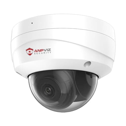 Anpviz 8MP 4K IP PoE Security Camera Outdoor with Audio IP67 Waterproof H.265+ PoE Security Camera with SD Card Slot 2.8mm Hikvision Compatible