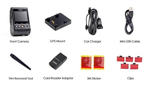 VIOFO A129 Pro 4K Dash Cam 3840x2160P Ultra HD 4K Dash Camera 8MP Sensor GPS Wi-Fi, Buffered Parking Mode, G-Sensor, Motion Detection, WDR, Loop Recording 8