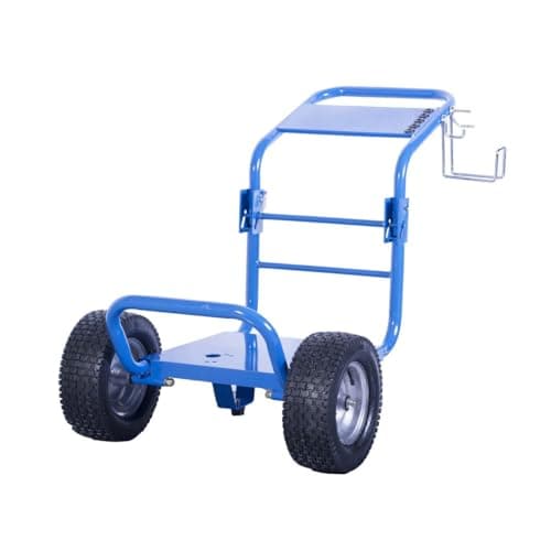 Gasoline Pressure Washer Cart Frame with Wheels, 600 lb Capacity, 43 in L × 26 in W × 29 in H
