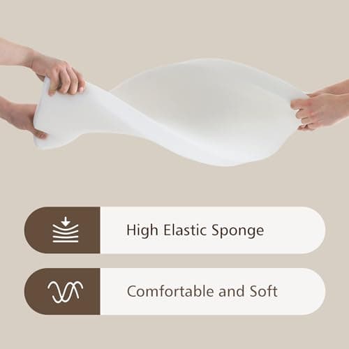 Apicizon 31 Inches Storage Bench with Padded Cushion, Shoe Bench with Storage Space, Upholstered Entryway Bench for Living Room, 2-Tier Shoe Rack Organizer, Brown 10