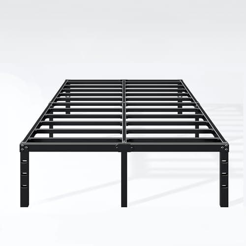 Hafenpo 14 Inch Full Bed Frame - Sturdy Metal Platform Full Size, No Box Spring Needed, Heavy Duty, Easy Assembly, Strong Bearing Capacity, Under Bed Storage, Black 9