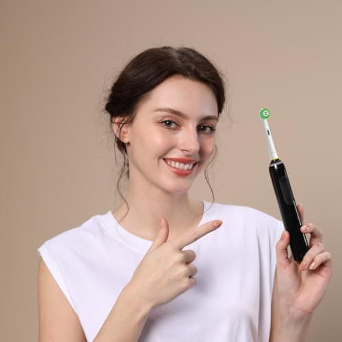 Wetqaip Replacement Toothbrush Heads Compatible with Oral-B Braun Pro 1000 500 1500 Genius X Electric Toothbrush Replacement Heads, 8 Sensitive+8 Precision+16 Cover Caps-White 6