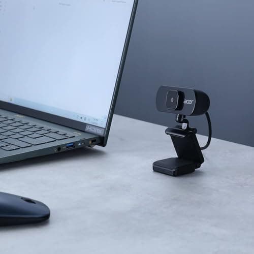 acer Full HD USB Streaming 2MP Webcam | 1080P HD | 360° Rotation | Digital Microphone | Plug & Play for Desktop or Laptop PC | Stream for Zoom, Skype, Facetime, YouTube | Conference Calls & MS Teams 3