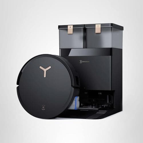 ECOVACS DEEBOT X8 PRO OMNI Robot Vacuum and Mop, 18000Pa, OZMO ROLLER Instant Self-Washing Mopping, 167℉ Hot Water Mop Washing, Auto Cleaning Solution Adding, Hot Air-Drying, Self-Emptying, Black 10