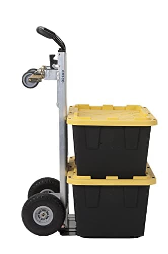 Cosco 3-in-1 Folding Series Hand Truck/Cart/Platform Cart with Flat-Free Wheels 12