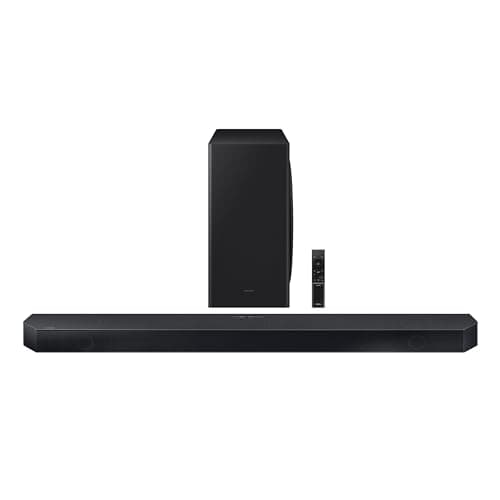 Samsung QS730D 3.1.2ch Soundbar w/Wireless Dolby Atmos Audio, Q-Symphony, SpaceFit Sound Pro, Adaptive Sound, Game Mode Pro, 8” Subwoofer Included, HW-QS730D/ZA