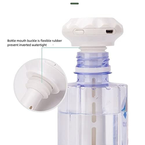 Andy's Orchids Portable Mini Humidifiers, USB Home Air Diffuser, Anion Mist Maker Car Purifier, Ultrasound LED Lamp Humidifier With Adjustable Length 6