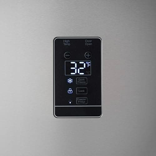 Newair Upright Freezer | 13.8 Cu. Ft., Garage-Ready Stand Up Freezer with Digital Controls, Auto Defrost, Fast Freeze Mode & LED Lighting | Stainless Steel 10