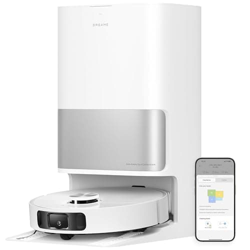 DREAME L10s Ultra Gen 2 Robot Vacuum and Mop, 10,000Pa Suction, MopExtend Tech, All-in-One Base Station, 75 Days Auto-Empty, Mop Self-Washing&Drying, Smart Obstacle Avoidance, Carpet Cleaning