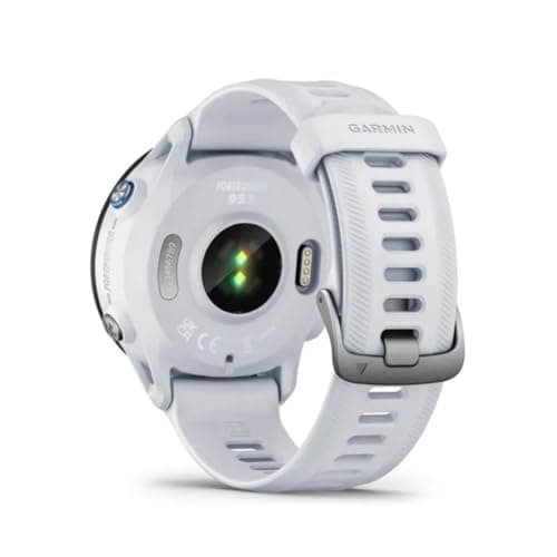 Garmin Forerunner® 955, GPS Running Smartwatch, Tailored to Triathletes, Long-Lasting Battery, Whitestone 6