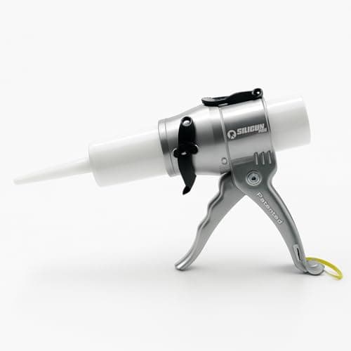 SILIGUN™ PRO Compact 24:1 Caulking Gun - No Drip Caulk Gun - Patent Design - Lightweight Aluminum Frame - Works with all 10 oz Tubes (SILIGUN PRO) 7