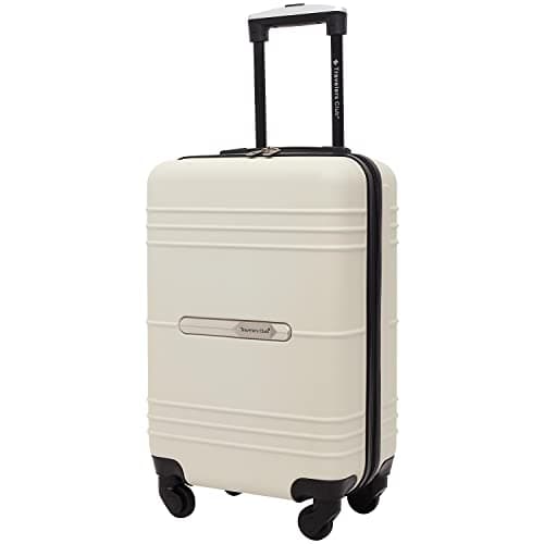 Travelers Club 22" Richmond Spinner Carry-On Luggage, Bone 7
