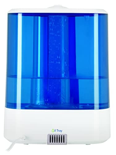 PureGuardian Top Fill Warm and Cool Mist Ultrasonic Humidifier, 560 Sq. Ft., 2 Gallon Tank, 100 Hour Runtime on Low, Filter-Free with Essential Oil Tray, 3 Speeds, Silver Clean Treatment, H5225WCA 9