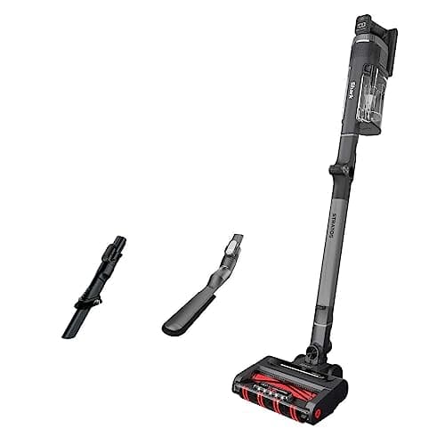 Shark UZ865H Stratos Cordless Vacuum with Clean Sense IQ, DuoClean PowerFins HairPro, Includes Duster Crevice Tool & Anti-Allergen Brush, Up to 50 Minute Runtime, Gray (Renewed)