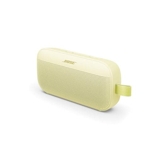 Bose SoundLink Flex Bluetooth Speaker (2nd Gen) - Portable Outdoor Speaker with Hi-Fi Audio, Waterproof and Dustproof, USB-C, Up to 12 Hours Battery Life, Citrus Yellow - Limited Edition Color