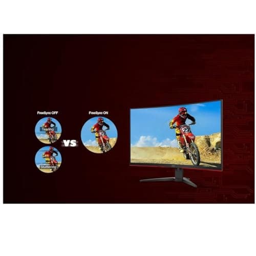 AOC C32G2 31.5" Curved Frameless Gaming Monitor FHD, 1500R Curved VA, 1ms, 165Hz, FreeSync, Height Adjustable, 3-Year Warranty 5