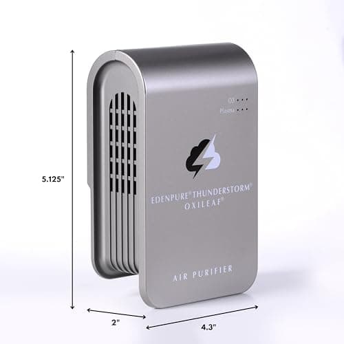 EdenPURE Thunderstorm III Air Purifier – Small Plug-In Ozone Generator & Ionizer – Eliminates Odors, Pet Smells, Smoke, Mold – Filter-Free Portable Cleaner for Home, Travel, Car, Office Use 7