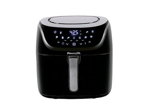 XL Pro Air Fryer 8qt - Black: 1700W, Nonstick, Dishwasher-Safe, Automatic Shut-Off