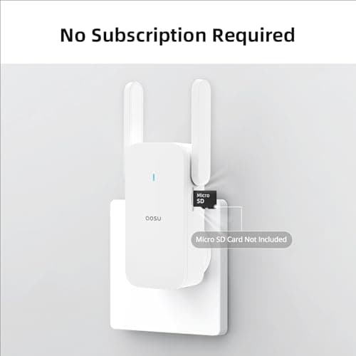 AOSU Solar Security Cameras Wireless Outdoor,4 Cam Kit 2K Doorbell Camera Wireless, No Subscription, No Monthly Fee. 5