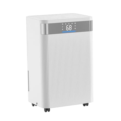 VEVOR 35 Pints Dehumidifier for Home & Basement, 2500 Sq.Ft Coverage, Drain Hose for Commercial & Industrial Use, Smart Humidity Control, Low Noise for Large Rooms, Warehouses, Bedrooms & Storage 9