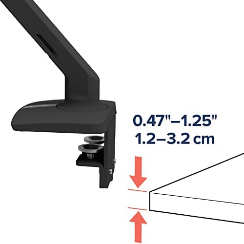 Ergotron – MXV Single Monitor Arm, VESA Desk Mount – for Monitors Up to 34 Inches, 7 to 20 lbs – Matte Black 8
