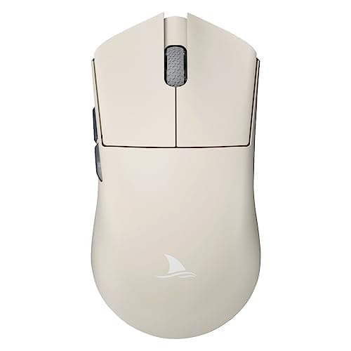 Darmoshark M3 Wireless Gaming Mouse,Tri-Mode 2.4G/USB-C/Bluetooth Mouse Up to 26000DPI,PAW3395 optical sensor Lightweight 58g,5 programmable button 500MAh Battery Life,Computer Mouse for Laptop,PC,Mac