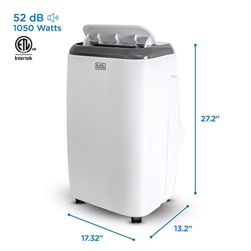 BLACK+DECKER Portable Air Conditioner, 10,000 BTU (6,000 BTU SACC) for Rooms Up To 450 Sq. Ft., Portable AC with Full Function Remote Control & Window Kit, BPP06WTB, White 7