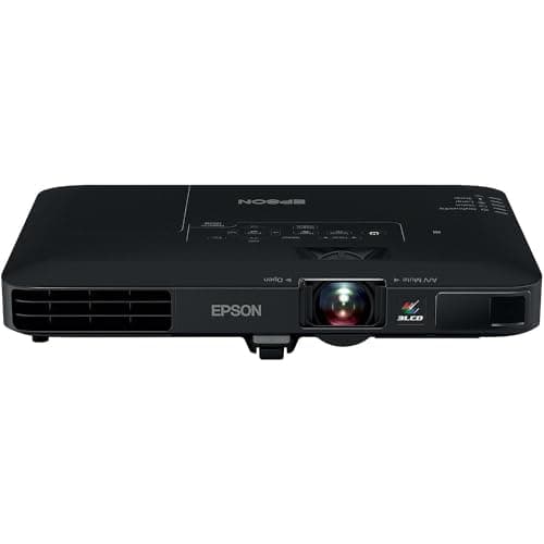 Epson PowerLite 1781W WXGA 3200 Lumens Equal Color and White brightness, Wireless 3LCD Portable Projector - Black