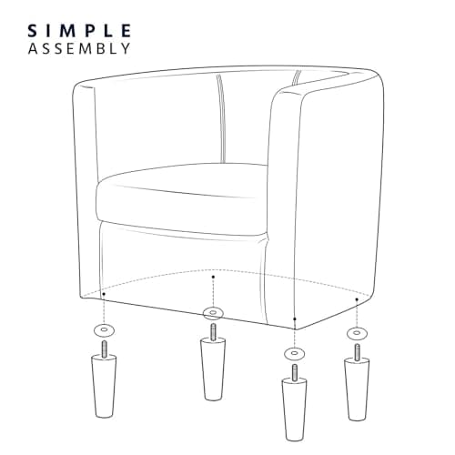 Yaheetech Velvet Accent Chair, Modern and Comfortable Armchairs, Upholstered Barrel Sofa Chair for Living Room Bedroom Waiting Room, Set of 2, Blue 9