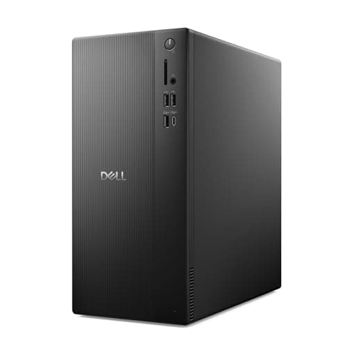 Dell Tower Desktop ECT1250 - Intel Core Ultra 7-265 Processor, UHD Graphics, 32GB Memory, 1TB M.2 SSD, 3.0 SD Card Reader, Wired Keyboard and Mouse, Windows 11 Home, Basic Onsite Service