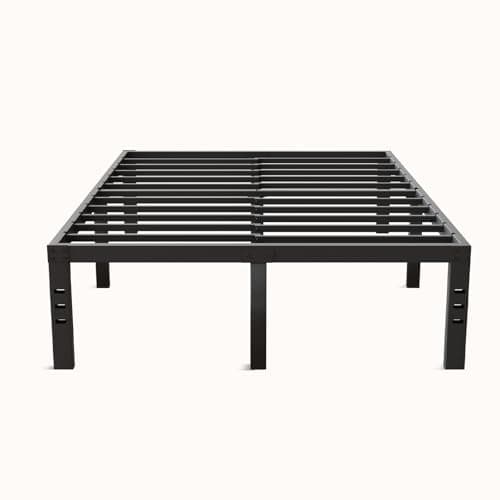 Novilla Queen Bed Frame, 14 Inch Metal Platform Bed Frame Queen Size with Storage Space Under Bed, Heavy Duty Steel Slat Support, Easy Assembly, No Box Spring Needed 8
