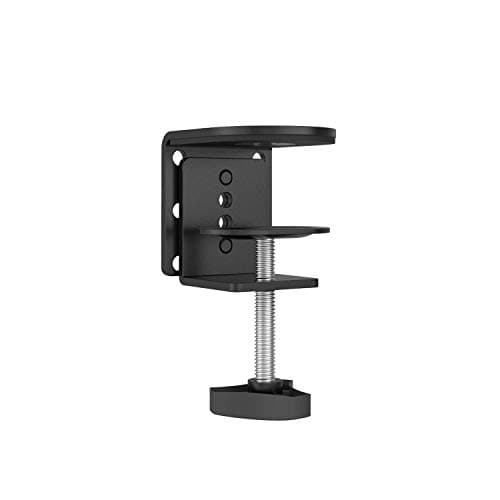 WALI C Clamp Base Stand Mounting Accessory, Desk c-clamp for WALI Monitor Mount Workstation System (C-CLAMP), Black