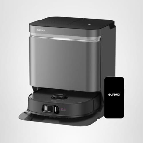 Eureka J15 Ultra Self Emptying Robot Vacuum, 19,000 Pa Suction, Flex-Arm Design, 167℉ Water Washing & 131°F Air Drying, AI Obstacle Avoidance, Black 9