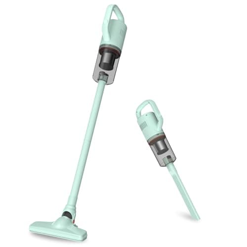 KEROMEE Cordless Vacuum Cleaner, Handheld Stick Mini Lightweight 2-in-1 Vacuum for Pet Hair Hardwood Floor Cat Litter Home Cleaning